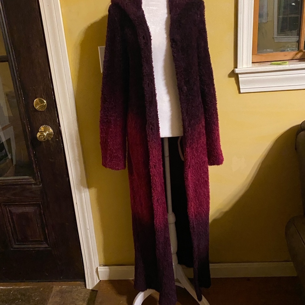 Hooded Gradient Cardigan - Picture 8 of 11